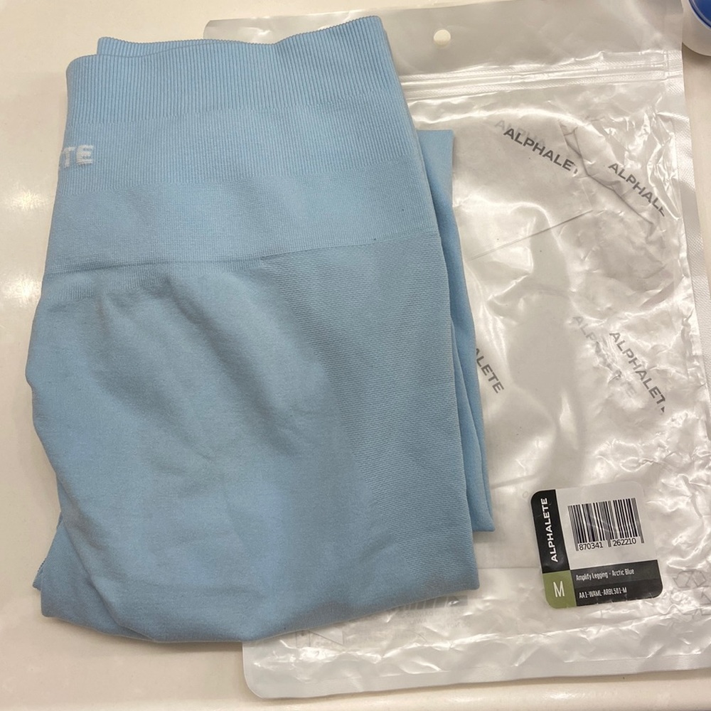 Alphalete AMPLIFY LEGGING arctic blue size M